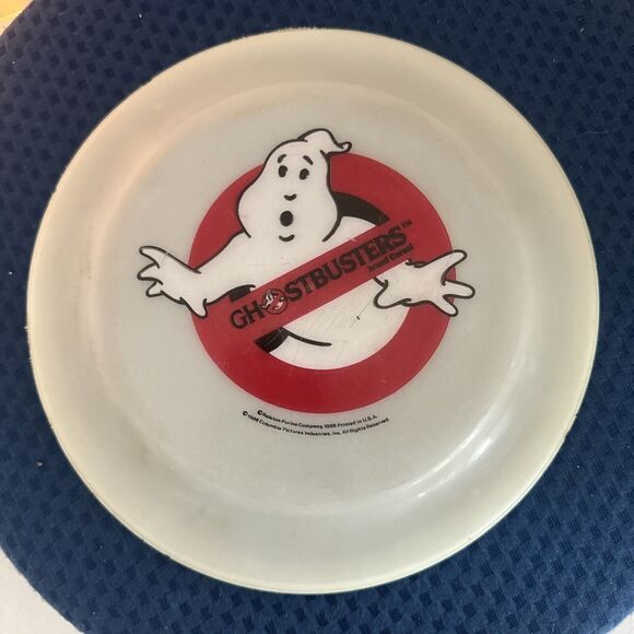Vintage 1986 Ralston Purina Ghostbuster Frisbee - Picture 1 of 2